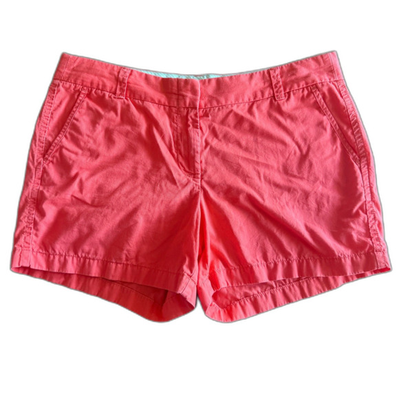 J.Crew Coral Chino Shorts Women's 12 - Picture 1 of 11